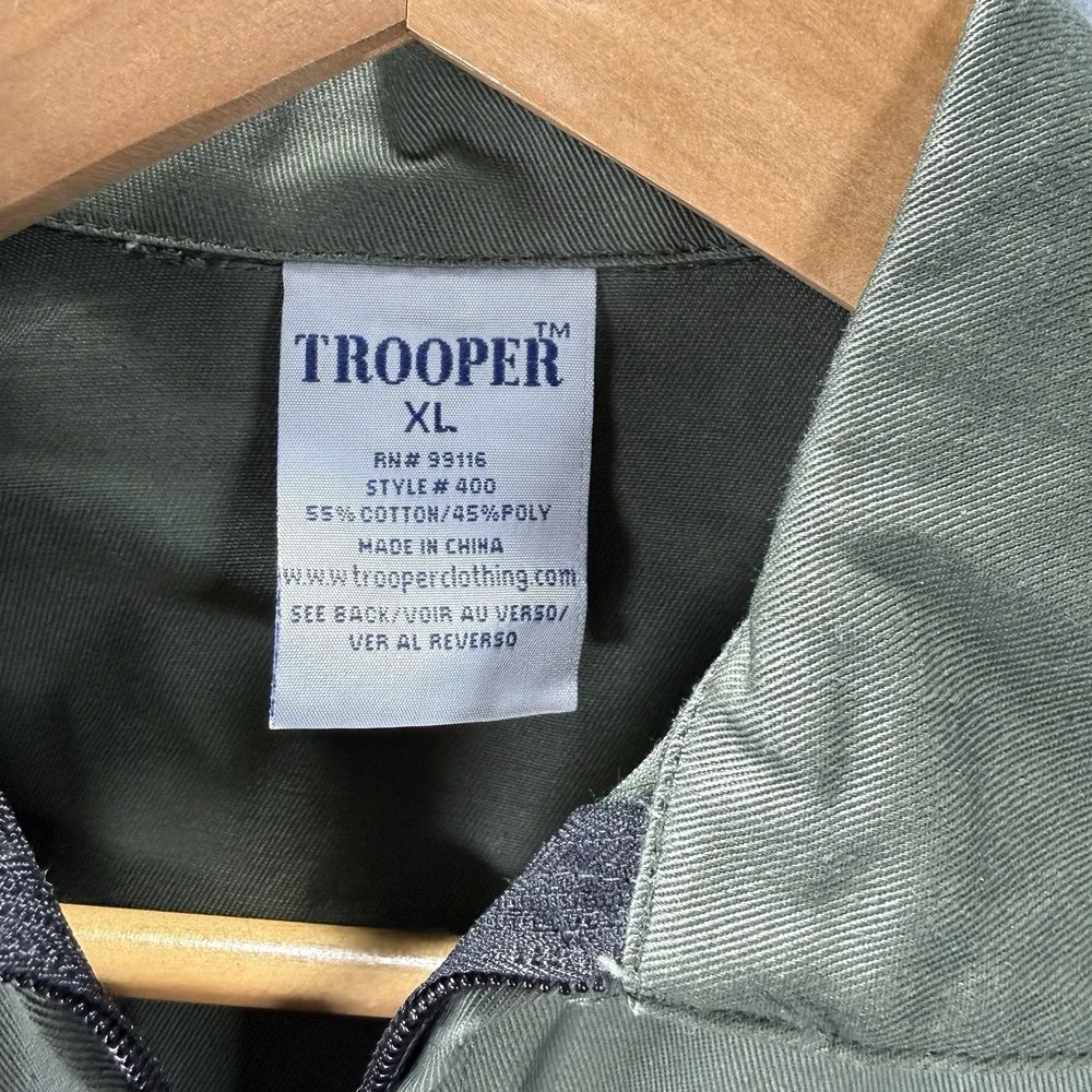 Trooper Clothing Kids Flight Suit Costume Stealth F-117 Patch USA Size XL (9-10)